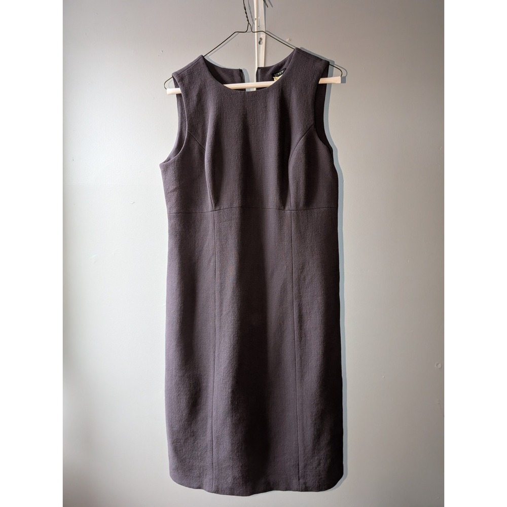 J.CREW Women's Gray Dress Sleevelss Midi. Size 8. Excellent Condition. Classic
